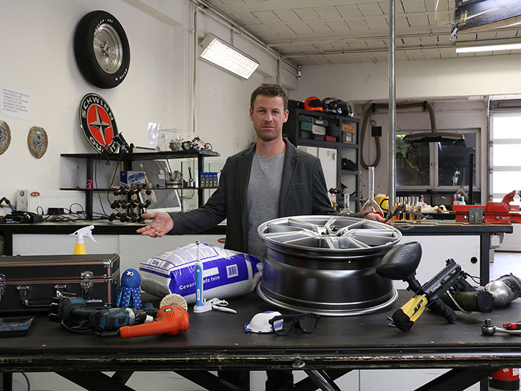 Mit dem SR3 Saltlab testen wir Alufelgen gegen Salz.