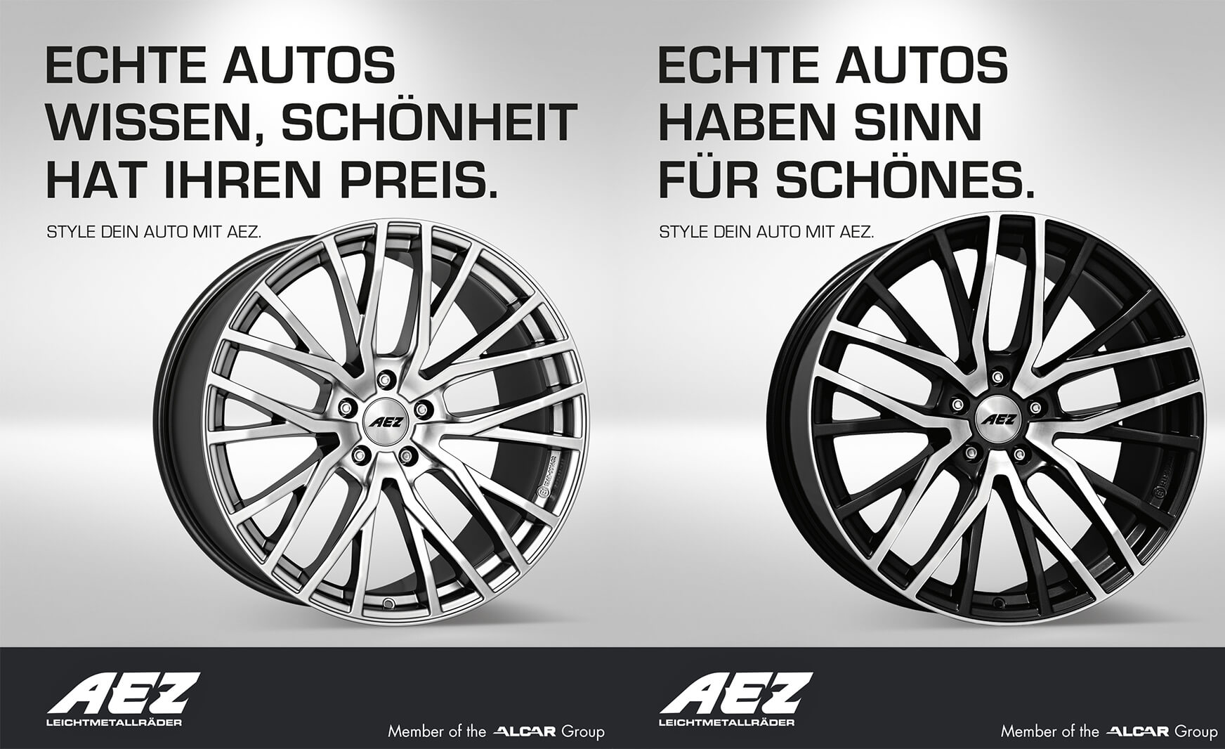 AEZ Panama high gloss & AEZ Panama dark echte Autos