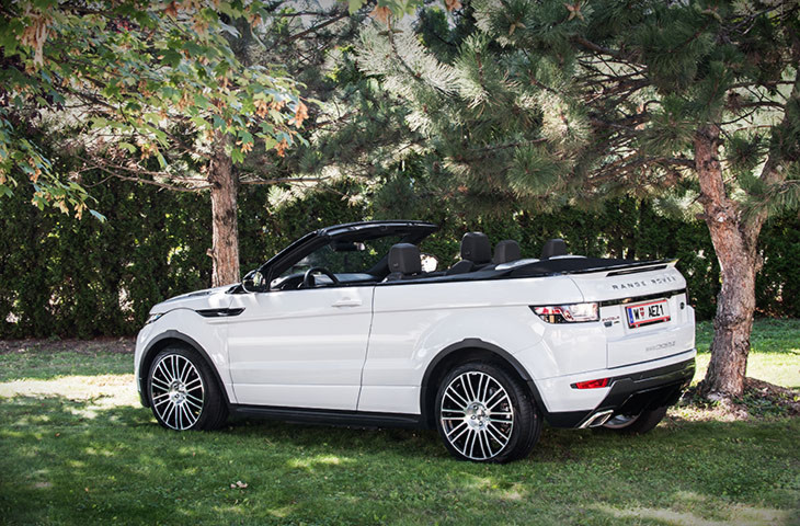 AEZ Strike Felge on Range Rover Evoque Cabrio