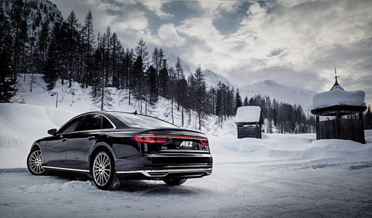 AEZ Steam auf Audi A8 in Winter 1