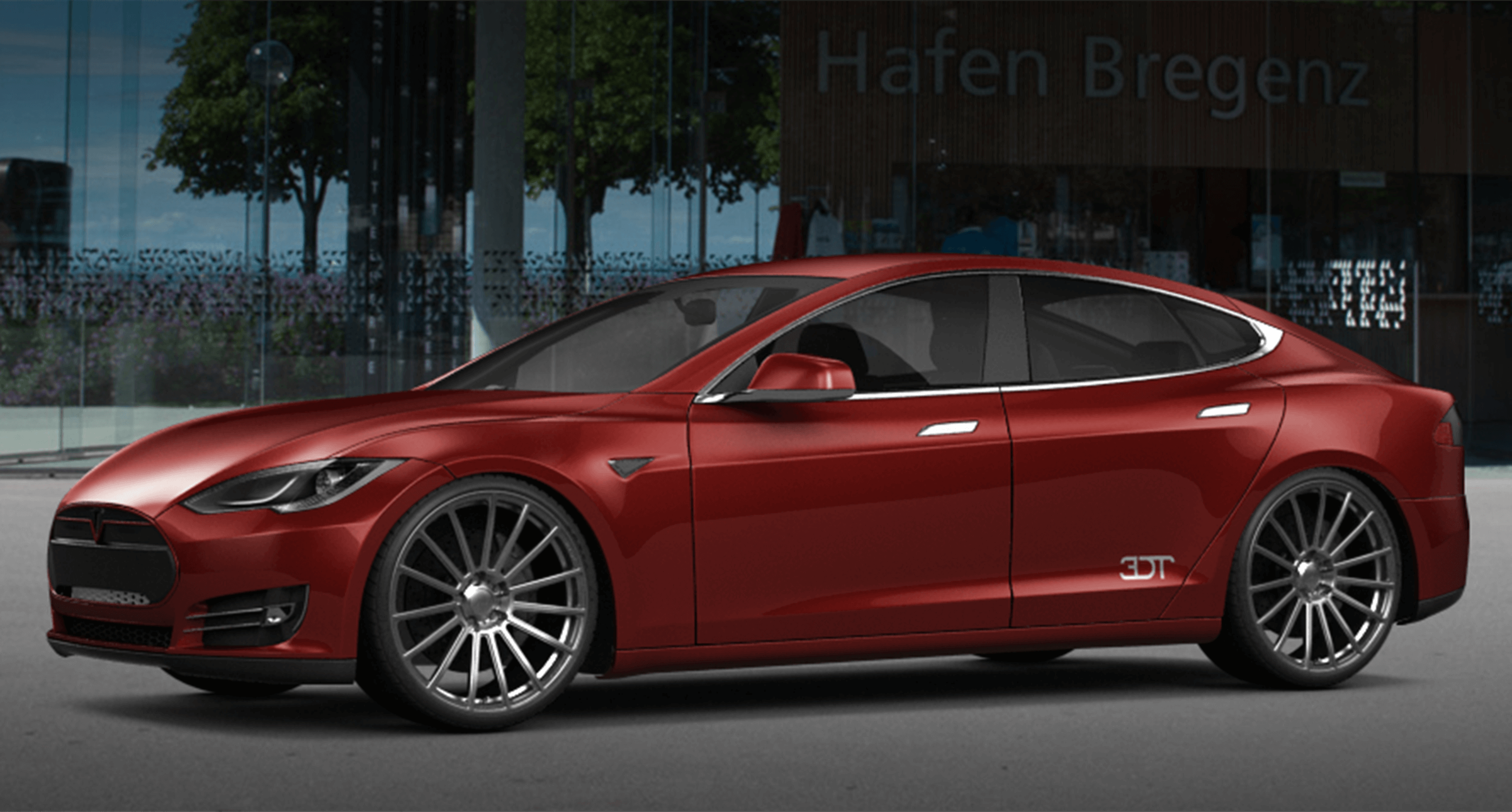 Tesla Model S on AEZ Steam.Forged - 3D-Configurator