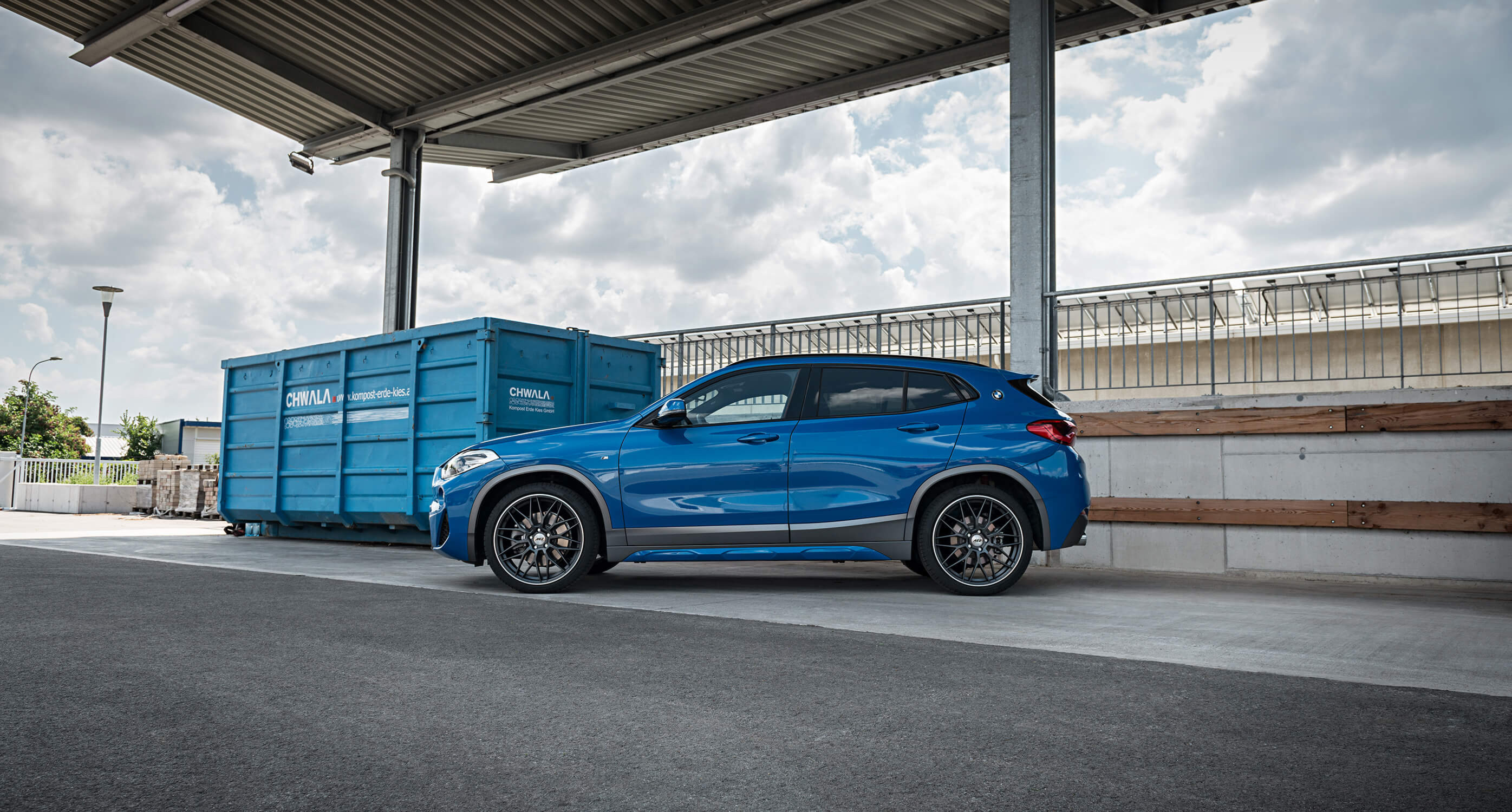 BMW X2 on AEZ Crest dark